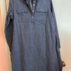 Mud Pie denim Chambray shirt dress